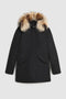 Parka Donna CFWWOU0541FRUT0573 Luxury Arctic Racoon Nero WOOLRICH- Francavilla Moda